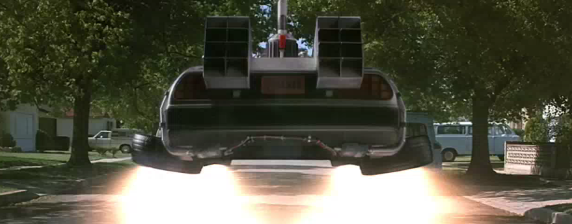 Flying DeLorean